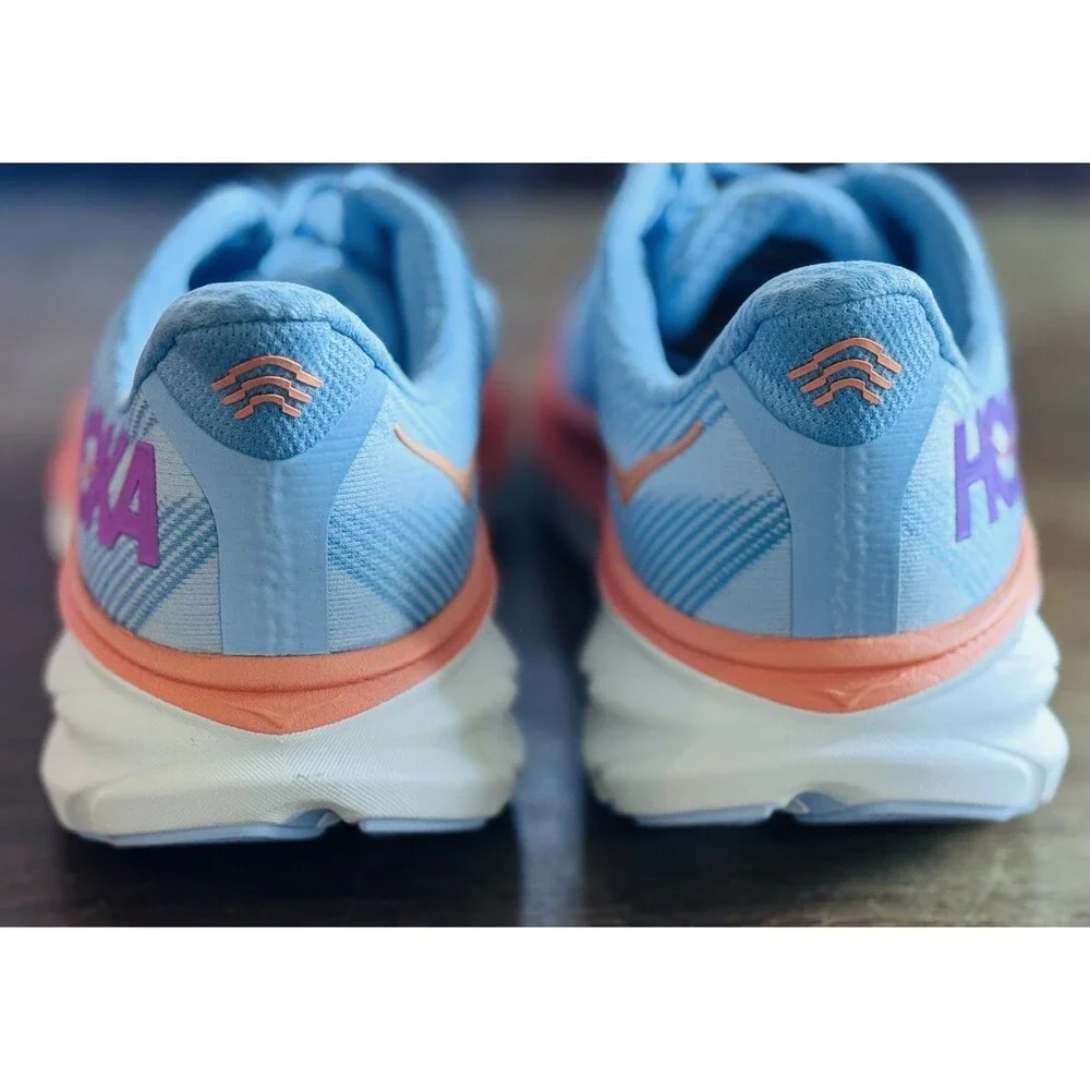 Women’s Size 10.5 HOKA Clifton 9 Airy Blue Ice Water 1127896-ABIW NWOB